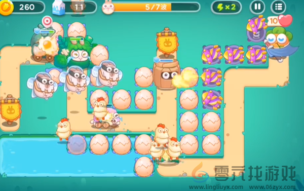 保卫萝卜4秋天的第一杯奶茶第6关通关攻略(图4)