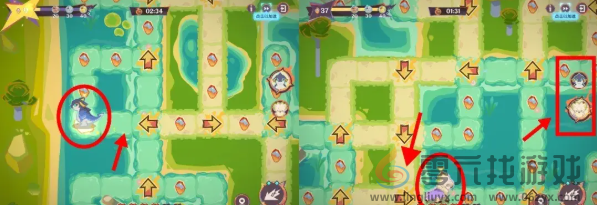 原神荣花竞捷之争龙龙寻宝第一关怎么过(图3)