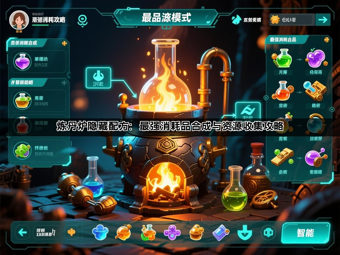 炼丹炉隐藏配方：最强消耗品合成与资源收集攻略(图1)
