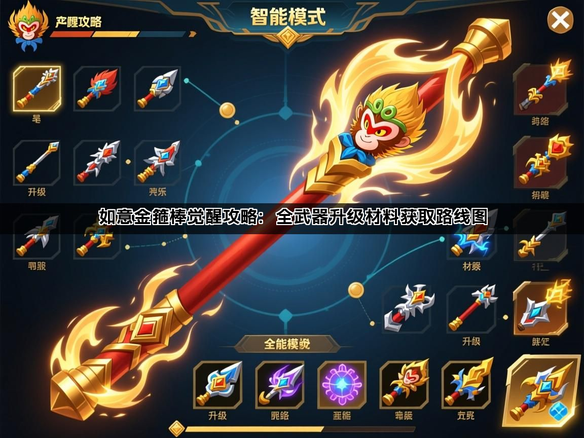 如意金箍棒觉醒攻略：全武器升级材料获取路线图(图1)